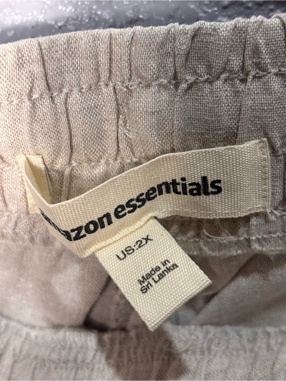 Essentials Women's Light Beige Drawstring Sweatpants - Picture 2 of 3